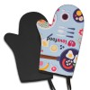 Printed Neoprene Oven Mitts